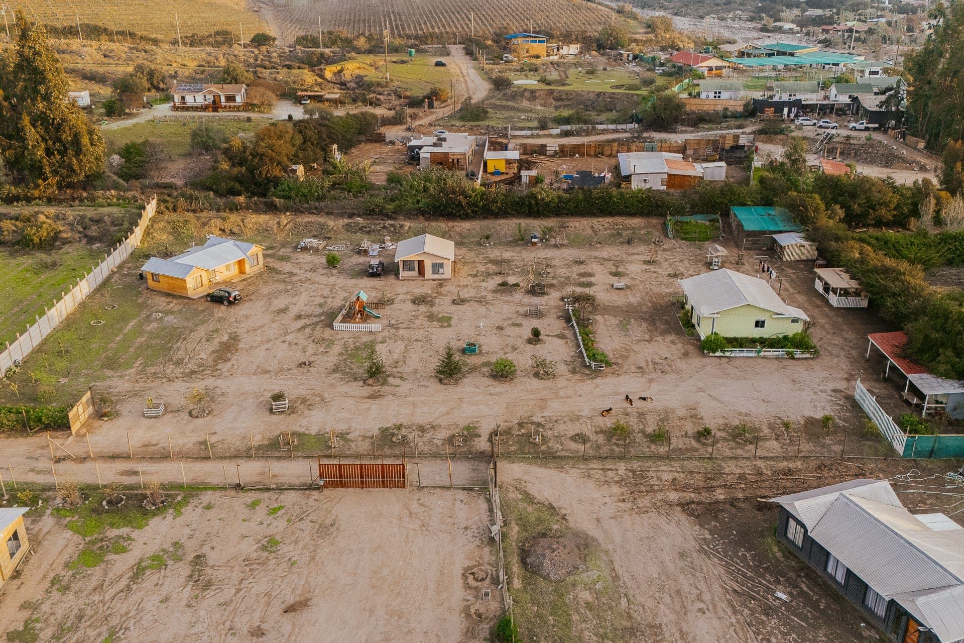 Parcela con 3 casas en Quebrada de Talca — foto 2