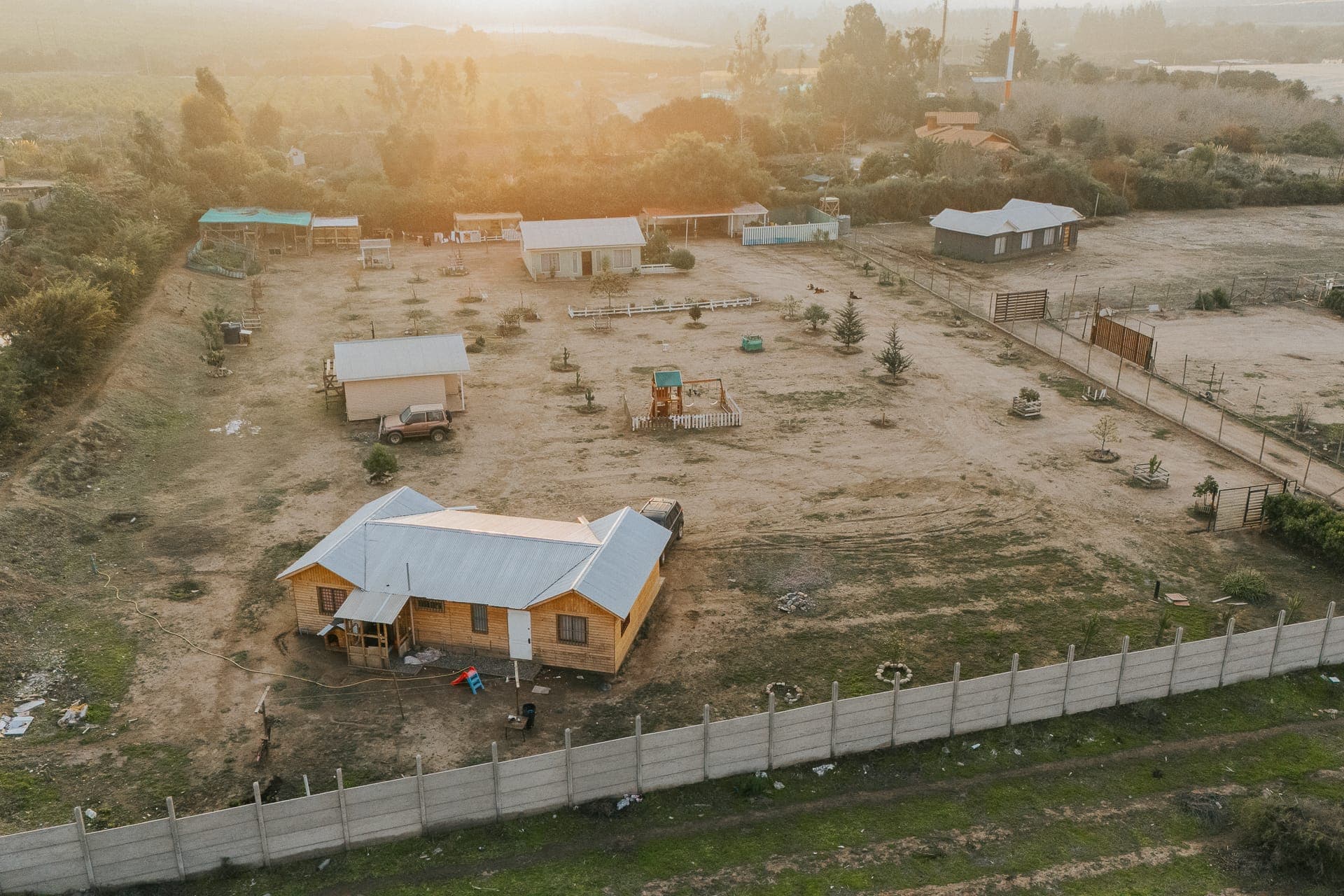 Parcela con 3 casas en Quebrada de Talca — foto 1